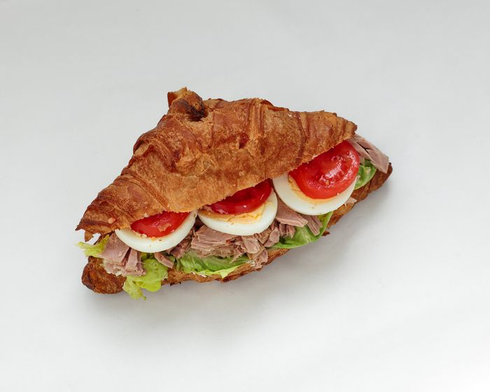 Croissant Tuniak vajíčko