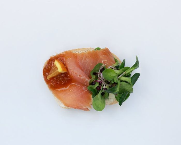 Smoked Salmon Open Sandwich