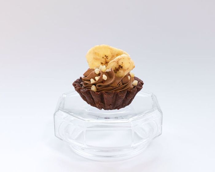 Banana and Chocolate Cream Tartlet