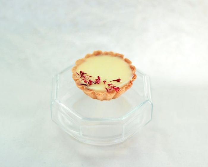 Salted Caramel and White Chocolate Tartlet